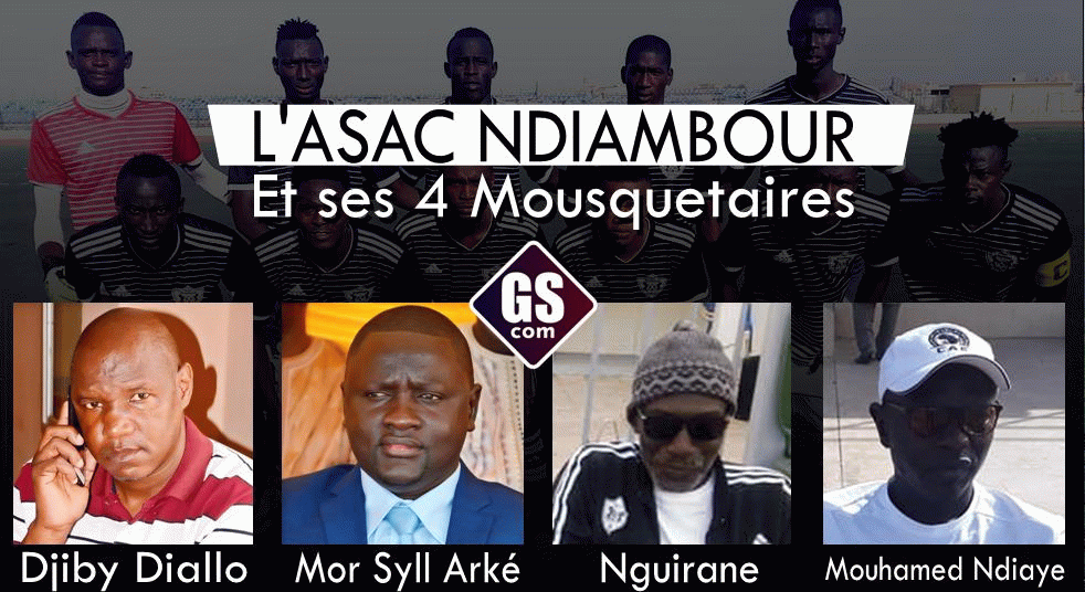 ASAC NDIAMBOUR : QUAND QUATRE MOUSQUETAIRES plombent la gestion de l’équipe dans un mutisme coupable des acteurs sportifs lougatois